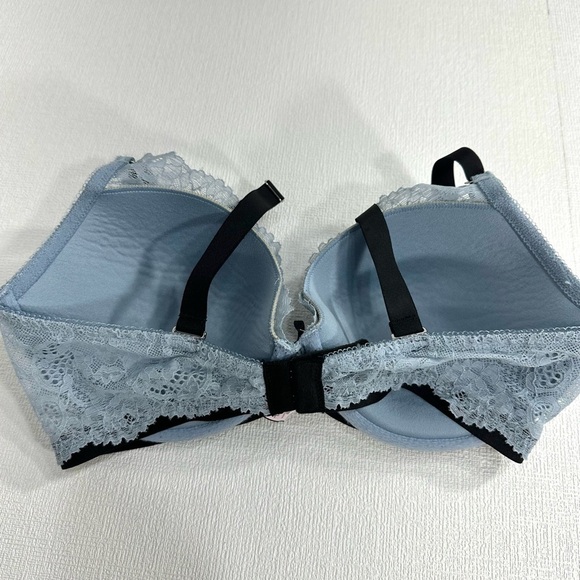Victoria’s Secret lace bra molded cups blue size 34DD - Picture 4 of 9